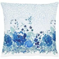 APELT 3049 Kissenhülle - 50x50 Cm - Blau-türkis