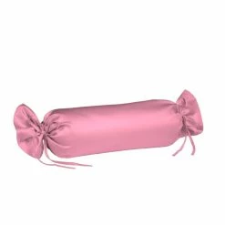 Fleuresse Colours Nackenrolle Aus Mako-Satin - 40x15 Cm - Pink