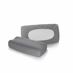 Fleuresse Vital Comfort Kissenhülle - 40x60 Cm - Steingrau