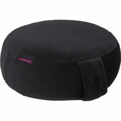 Farbenfreunde Interieur Bodensitz- & Yogakissen Aus Nicky - Ø 31 Cm - Höhe 11 Cm - Schwarz