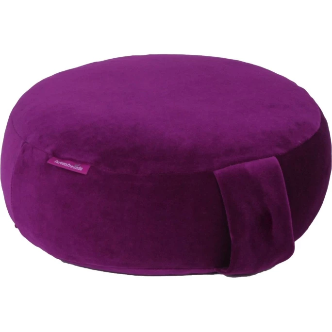 Farbenfreunde Interieur Bodensitz- & Yogakissen Aus Nicky - Ø 31 Cm - Höhe 11 Cm - Brombeer 3 Farbenfreunde Interieur Bodensitz- & Yogakissen Aus Nicky - Ø 31 Cm - Höhe 11 Cm - Brombeer