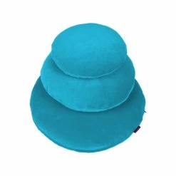 Farbenfreunde Kissenhülle Rund Aus Nicky-Stoff - ø40 Cm - Sommerpetrol