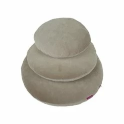 Farbenfreunde Kissenhülle Rund Aus Nicky-Stoff - ø40 Cm - Auster