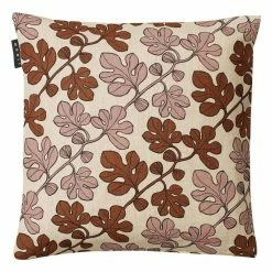 Linum CARY Kissenhülle - 40x40 Cm - Moccabraun B50