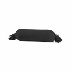Schlafgut Mako-Jersey Nackenrolle-Kissenbezug - Ø 15 X 40 Cm - Schwarz