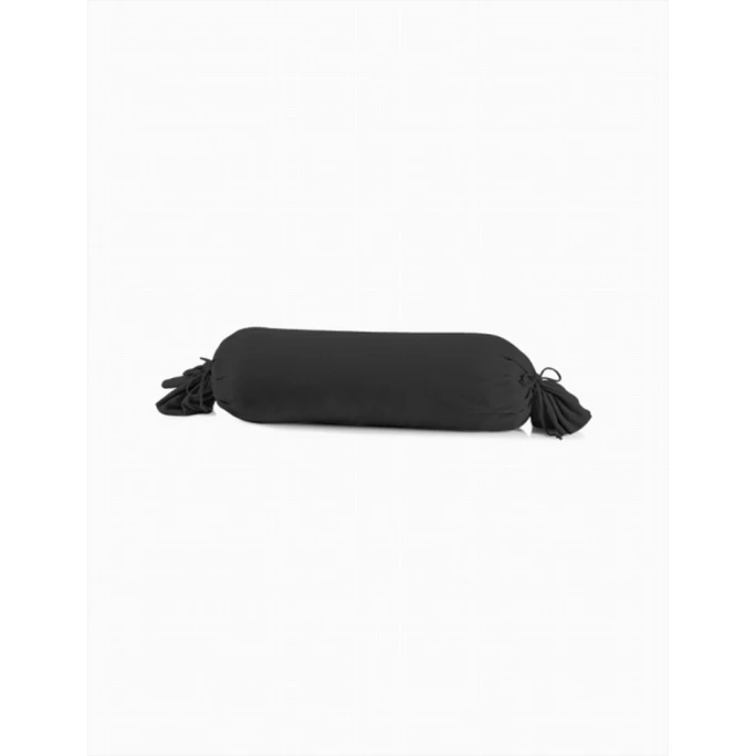 Schlafgut Mako-Jersey Nackenrolle-Kissenbezug - Ø 15 X 40 Cm - Schwarz 4 Schlafgut Mako-Jersey Nackenrolle-Kissenbezug - Ø 15 X 40 Cm - Schwarz - Image 2