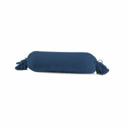 Schlafgut Mako-Jersey Nackenrolle-Kissenbezug - Ø 15 X 40 Cm - Marine
