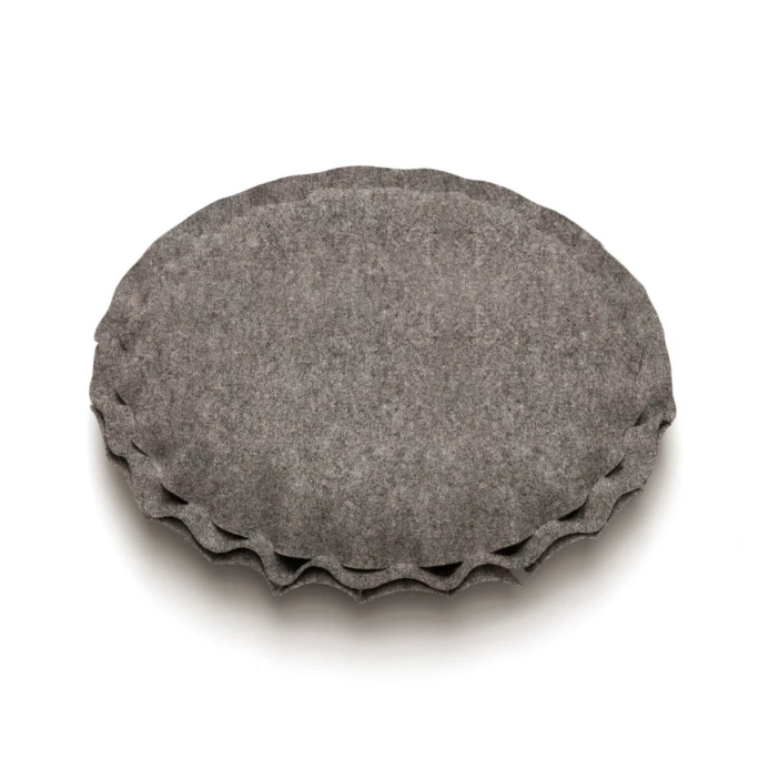 HEY-SIGN PAI Sitzkissen Mit Füllung Rund - Ø 45 Cm - Anthrazit 3 HEY-SIGN PAI Sitzkissen Mit Füllung Rund - Ø 45 Cm - Anthrazit