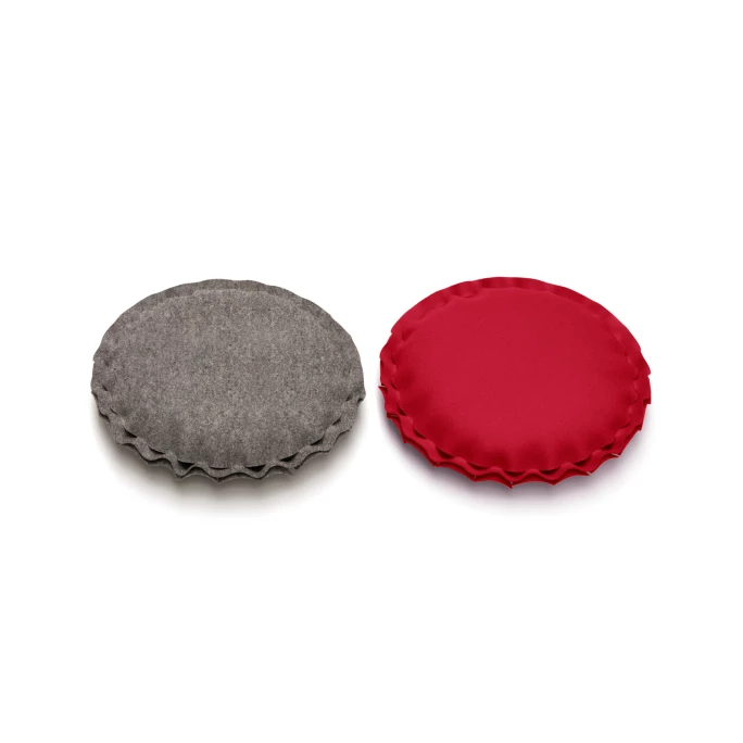 HEY-SIGN PAI Sitzkissen Mit Füllung Rund - Ø 45 Cm - Anthrazit 4 HEY-SIGN PAI Sitzkissen Mit Füllung Rund - Ø 45 Cm - Anthrazit - Image 2