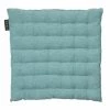 LINUM PEPPER Sitzkissen - 40x40x3 Cm - Dunkel Grautürkis C97