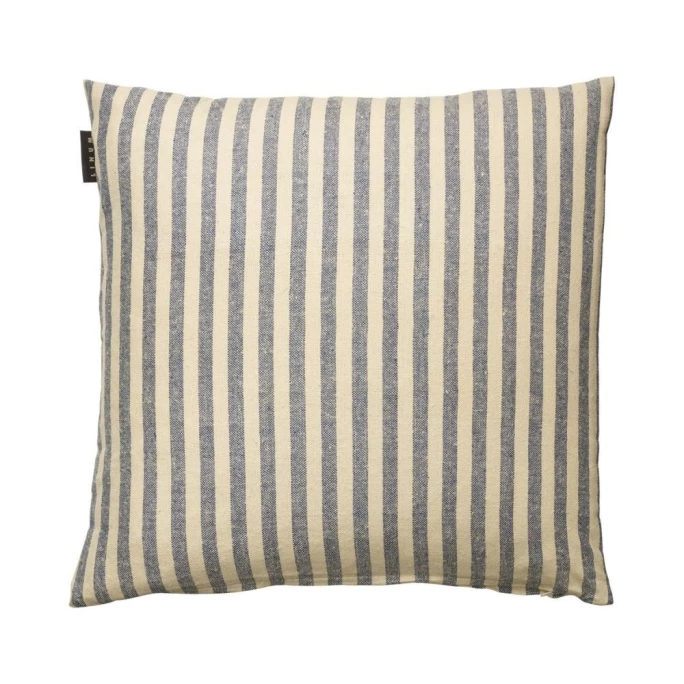 LINUM PIRLO Kissenhülle - 50x50 Cm - Tintenblau C54 3 LINUM PIRLO Kissenhülle - 50x50 Cm - Tintenblau C54