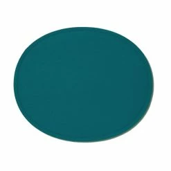 Hey-SIGN Panton Chair Sitzauflage Aus Naturfilz - 39x32 Cm - Deep Water 39 Mit Anti-Rutsch