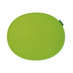 Hey-SIGN Panton Chair Sitzauflage Aus Naturfilz - 39x32 Cm - Maigrün 30 Mit Anti-Rutsch