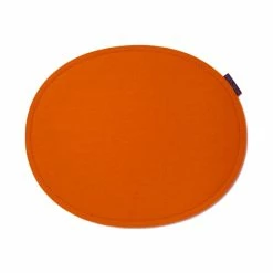 Hey-SIGN Panton Chair Sitzauflage Aus Naturfilz - 39x32 Cm - Mango 20 Mit Anti-Rutsch