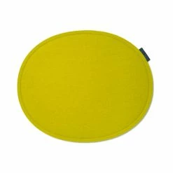 Hey-SIGN Panton Chair Sitzauflage Aus Naturfilz - 39x32 Cm - Verde 25 Mit Anti-Rutsch