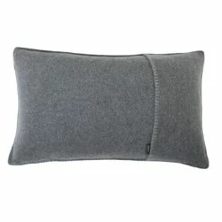 Zoeppritz Soft-Fleece Kissenhülle - 30x50 Cm - Medium Grey Mel.
