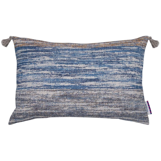 Tom Tailor RUSTICAL Kissenhülle - 35x55 Cm - Blau/natur 3 Tom Tailor RUSTICAL Kissenhülle - 35x55 Cm - Blau/natur