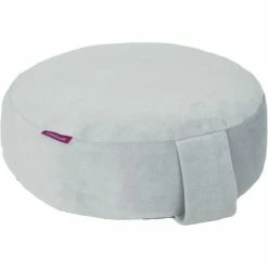 Farbenfreunde Yoga Bodenkissen Aus Nicky-Stoff - Ø 31 Cm - Höhe 11 Cm - Silvermoon