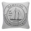 Pad OCEAN Kissenhülle - 45x45 Cm - Grey Hamburg