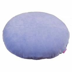 Farbenfreunde Kissen Rund Aus Nicky-Stoff - Ø 60 Cm - California Blue