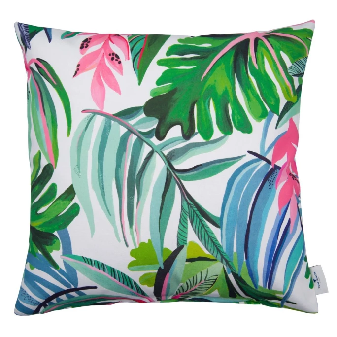Tom Tailor Paradise Leaves Kissenhülle Square - 45x45 Cm - Multi 3 Tom Tailor Paradise Leaves Kissenhülle Square - 45x45 Cm - Multi