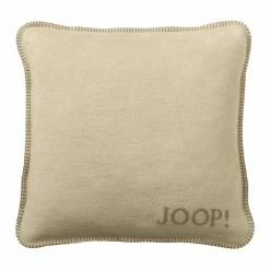 JOOP! TREND UNI-DOUBLEFACE Kissenhülle - 50x50 Cm - Macchiato-cashew