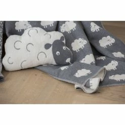 David Fussenegger Kids Schaf Gefülltes Kissen - 30x50 Cm - Grau -HEY-SIGN Verkaufsshop 410139 big 2