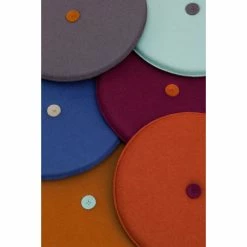 Hey-SIGN Knob Kissen Rund Mit Füllung - ø 35 Cm - Walnuss -HEY-SIGN Verkaufsshop 418606 big 3