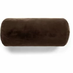 Essenza Home Essenza Furry Nackenrolle Mit Füllung - Ø 22 X 50 Cm - Chocolate