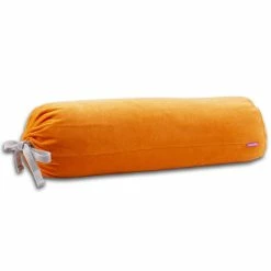 Farbenfreunde BIG ROLL Bolster Kissenrolle Aus Nicky-Stoff - 60x21 Cm - Softorange