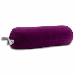 Farbenfreunde BIG ROLL Bolster Kissenrolle Aus Nicky-Stoff - 60x21 Cm - Brombeer