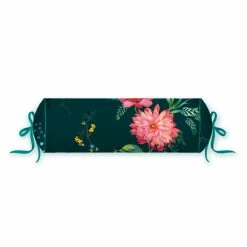 PIP Studio Fleur Grandeur Nackenrolle Mit Füllung - Ø 22 X 70 Cm - Dark Blue