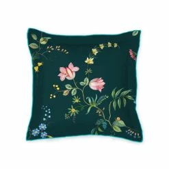 PIP Studio Fleur Grandeur Square Wendekissen Mit Füllung - 45x45 Cm - Dark Blue