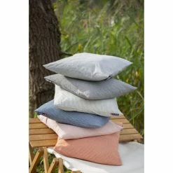 David Fussenegger Nadelstreifen Kissenhülle 2er-Set - 40x40 Cm - Blau -HEY-SIGN Verkaufsshop 426681 big 2