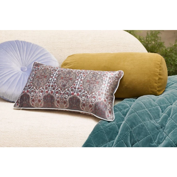 Essenza Home ESSENZA Riv Nackenrolle Mit Füllung - Ø 22 X 50 Cm - Olive 4 Essenza Home ESSENZA Riv Nackenrolle Mit Füllung - Ø 22 X 50 Cm - Olive - Image 2