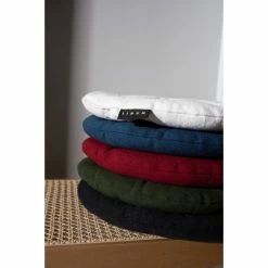 Linum PEPPER Sitzkissen Rund - Ø 37 Cm - Höhe 3 Cm - Dunkles Olivgrün A93 9 Linum PEPPER Sitzkissen Rund - Ø 37 Cm - Höhe 3 Cm - Dunkles Olivgrün A93 -HEY-SIGN Verkaufsshop 432274 big 4