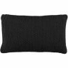 Marc O'Polo Nordic Knit Bio Strick-Kissen Mit Füllung - 30x60 Cm - Black