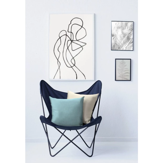 Apelt Basic Arizona Kissenhülle - 46x46 Cm - Hellblau 4 Apelt Basic Arizona Kissenhülle - 46x46 Cm - Hellblau - Image 2