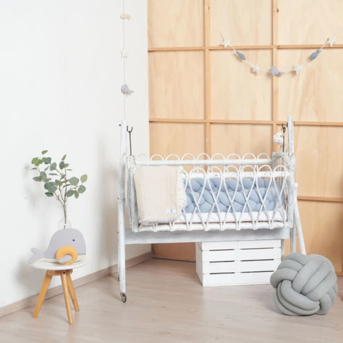 Nordic Coast Company Zopf Strick Knotenkissen - 40x40 Cm - Hellgrau 6 Nordic Coast Company Zopf Strick Knotenkissen - 40x40 Cm - Hellgrau - Image 4