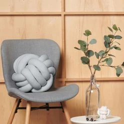 Nordic Coast Company Zopf Strick Knotenkissen - 40x40 Cm - Hellgrau 12 Nordic Coast Company Zopf Strick Knotenkissen - 40x40 Cm - Hellgrau -HEY-SIGN Verkaufsshop 444925 big 4