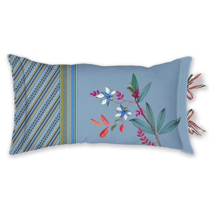 Pip Studio Flirting Birds Kissen Mit Füllung - 35x60 Cm - Blue 3 Pip Studio Flirting Birds Kissen Mit Füllung - 35x60 Cm - Blue