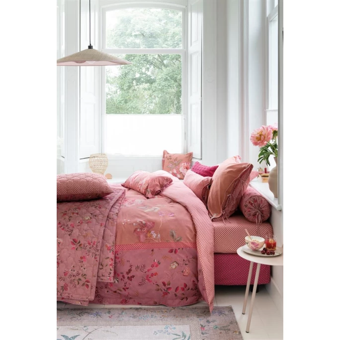 Pip Studio Tokyo Bouquet Nackenrolle Mit Füllung - Ø 22 Cm - Länge 70 Cm - Pink 4 Pip Studio Tokyo Bouquet Nackenrolle Mit Füllung - Ø 22 Cm - Länge 70 Cm - Pink - Image 2