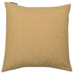 David Fussenegger NIZZA Nadelstreifen Recycling Kissen 2er-Set - 2 Stück à 40x40 Cm - Senf