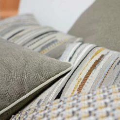 Rohleder Home Collection Essentials Ocean Uni Kissen Mit Füllung - 45x45 Cm - Linen -HEY-SIGN Verkaufsshop 462385 big 3