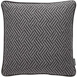 Rohleder Home Collection Chalet Big Mesh Kissen Mit Füllung - 45x45 Cm - Grey