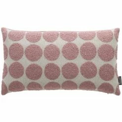 Rohleder Home Collection Cocoon Mega Dots Kissen Mit Füllung - 35x60 Cm - Deep Rose