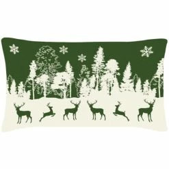 Pad WONDERLAND Kissenhülle - 35x60 Cm - Grün