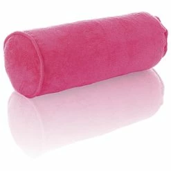 Farbenfreunde FRESH Frottee Nackenrolle Groß - Mit Füllung - Ø 25 Cm - Länge 60 Cm - Fuchsia