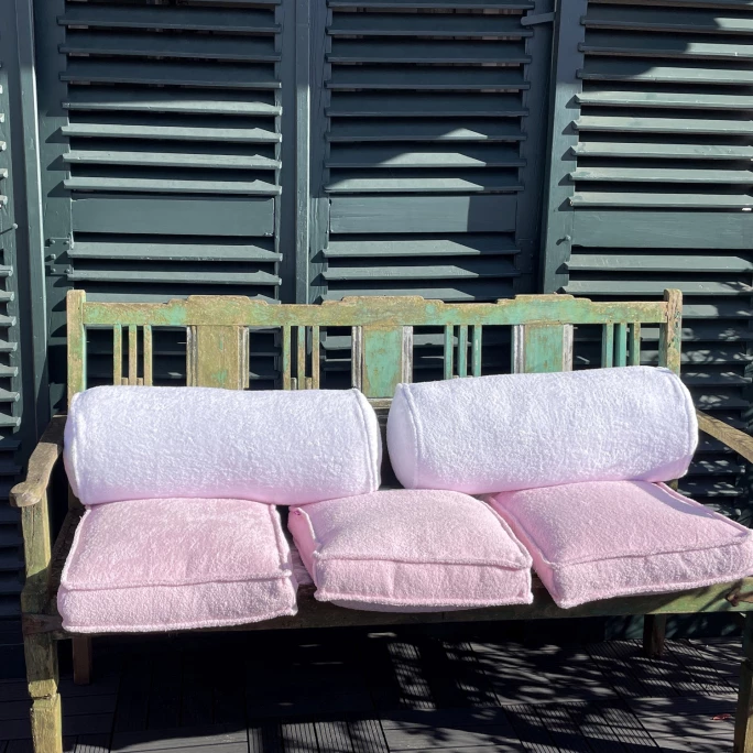 Farbenfreunde FRESH Frottee Stegkissen Mit Füllung - 40x40x10 Cm - Bergsee 4 Farbenfreunde FRESH Frottee Stegkissen Mit Füllung - 40x40x10 Cm - Bergsee - Image 2