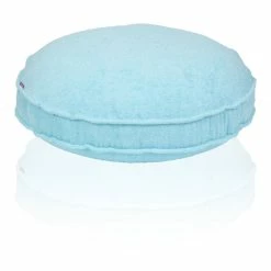 Farbenfreunde FRESH Frottee Stegkissen Rund - Mit Füllung - Ø 65 Cm - Höhe 10 Cm - Karibik